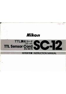 Nikon SB 11 manual. Camera Instructions.